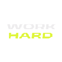 yaizagomez work typography motiongraphics workhard Sticker