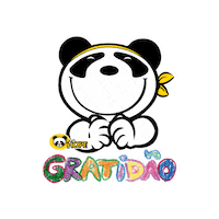 Panda Gratidao Sticker by CasaHope