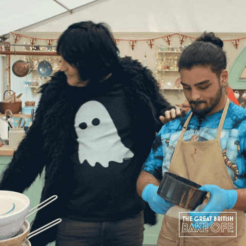 Point Oops GIF by The Great British Bake Off