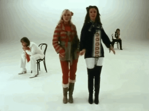 take a chance on me fashion GIF by ABBA