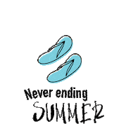 Never Ending Summer Sticker by Curious Ahead