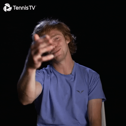 Andrey Rublev Smile GIF by Tennis TV