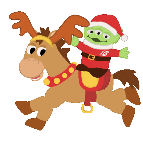 Toy Story Alien Disney Christmas Sticker