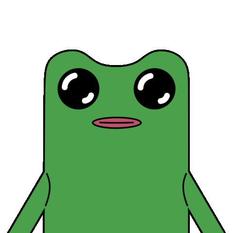 High Score Frog Sticker by fwogs