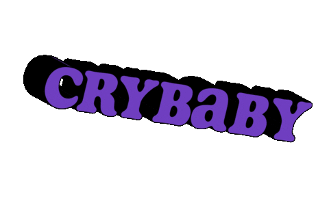 Crybabyzine giphyupload crybaby zine crybaby zine Sticker