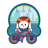 Biker Kereta Sticker by MRT Jakarta