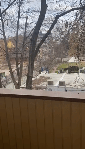 Air Raid Siren Sounds in Kyiv as Fighting Continues