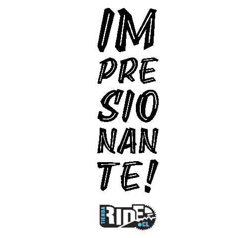 Impresionante Sticker by Tienda Ride