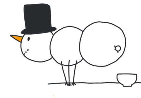 Excited Snow Sticker by nothingwejun