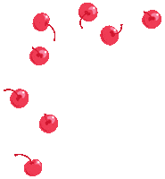 Fruit Cherry Sticker by Erstwilder
