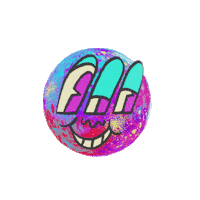 Happy Keith Haring Sticker by JEREMY'S PLAYGROUND