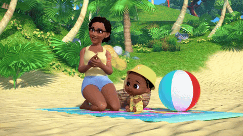 Beach Play GIF by Moonbug