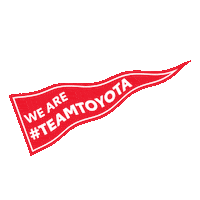 Flag Teamtoyota Sticker by Toyota Canada