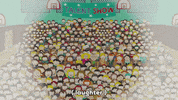 crowd laughing GIF by South Park 
