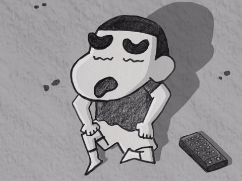 Shinchan’s Existential Crisis on the Floor
