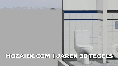 MoniqueVanWaes giphygifmaker jaren30tegels jaren30woning utregtegellambrisering GIF