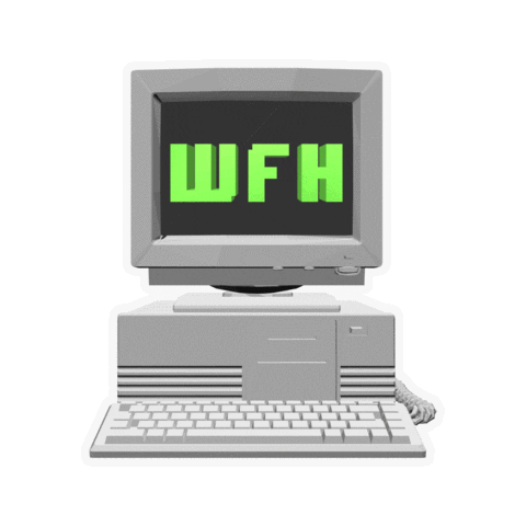 Working Work From Home Sticker by Zachary