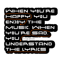 Happy Lyrics Sticker by Keva Epale