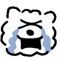 Sad Dog Sticker
