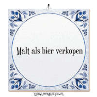 Humor Bier Sticker by Tegelspreuken.nl