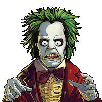 80S Shrinking Sticker by Beetlejuice