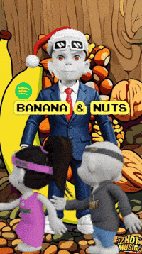 Vegan Banana GIF by Zhot