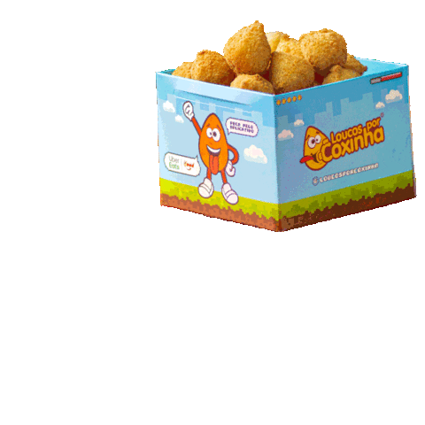 loucosporcoxinha giphyupload coxinha loucos por coxinha 50tinha Sticker
