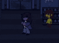 timmie_sabbah undertale deltarune kris fountain GIF