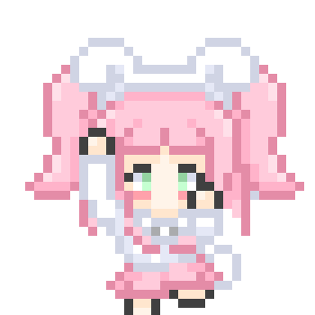 Pixel Bunny Sticker