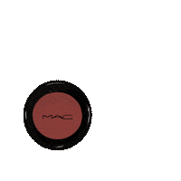 copper eye shadow Sticker