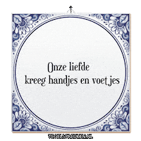 Trots Geluk Sticker by Tegelspreuken.nl