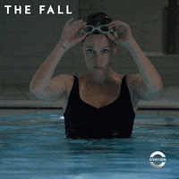 Gillian Anderson Swimming GIF by Ovation TV