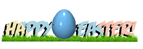 Bunny Rabbit Happy Easter Sticker