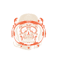 Mexico Spaceman Sticker by Flarespace