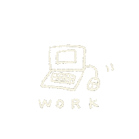 Work Working Sticker