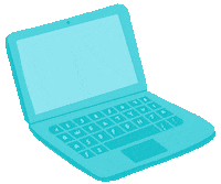 gargiullina work working pc laptop Sticker