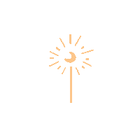 yaajk happy yellow moon light Sticker