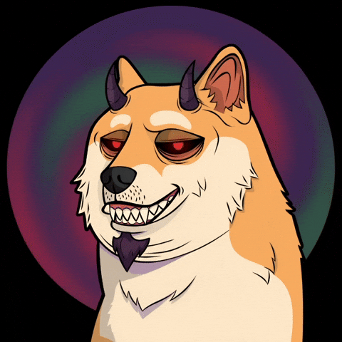 Shiba Inu Illustration GIF by Doge Pound