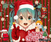 Katgyuhoney hatsune miku christmas hatsune miku navidad hatsune miku merry christmas miku navidad GIF