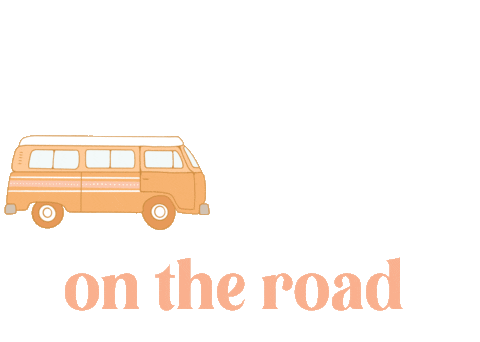 Driving On The Road Sticker