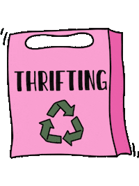Thrift Shop Thrifting Sticker by All Things Studio