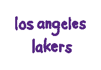 Los Angeles Basketball Sticker