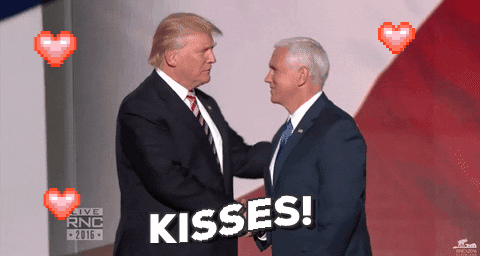 donald trump kiss GIF by Election 2016
