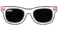 Sunglasses Flying Sticker by Japan Airlines