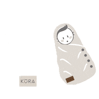 kuraorganics organic kura snug its here Sticker