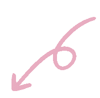 Pink Arrow Sticker