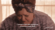 Christmas Hangover GIF by PeacockTV