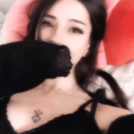 Staring Cute Girl GIF
