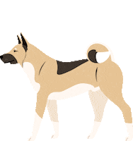 He-He Dog Sticker