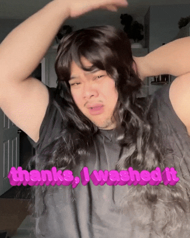 Long Hair Asian GIF